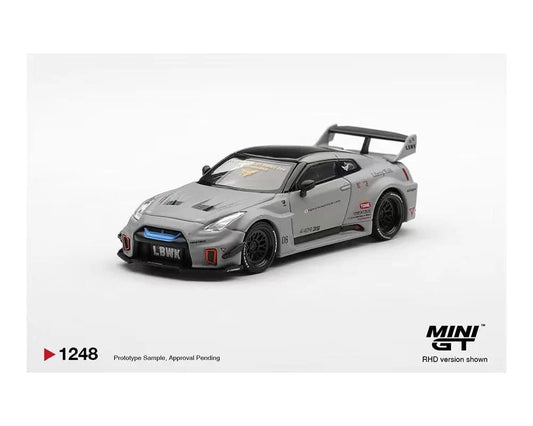 Mini GT No.1248 NISSAN LB-Silhouette WORKS GT 35GT-RR Ver.1 – Matt Grey 1:64 Scale Diecast Model