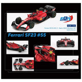 BBR Ferrari SF23 16 C Sainz 2023 Monaco GP ( code - BBRFER64022 ) MINI GT BBR Imported 1:64 Scale