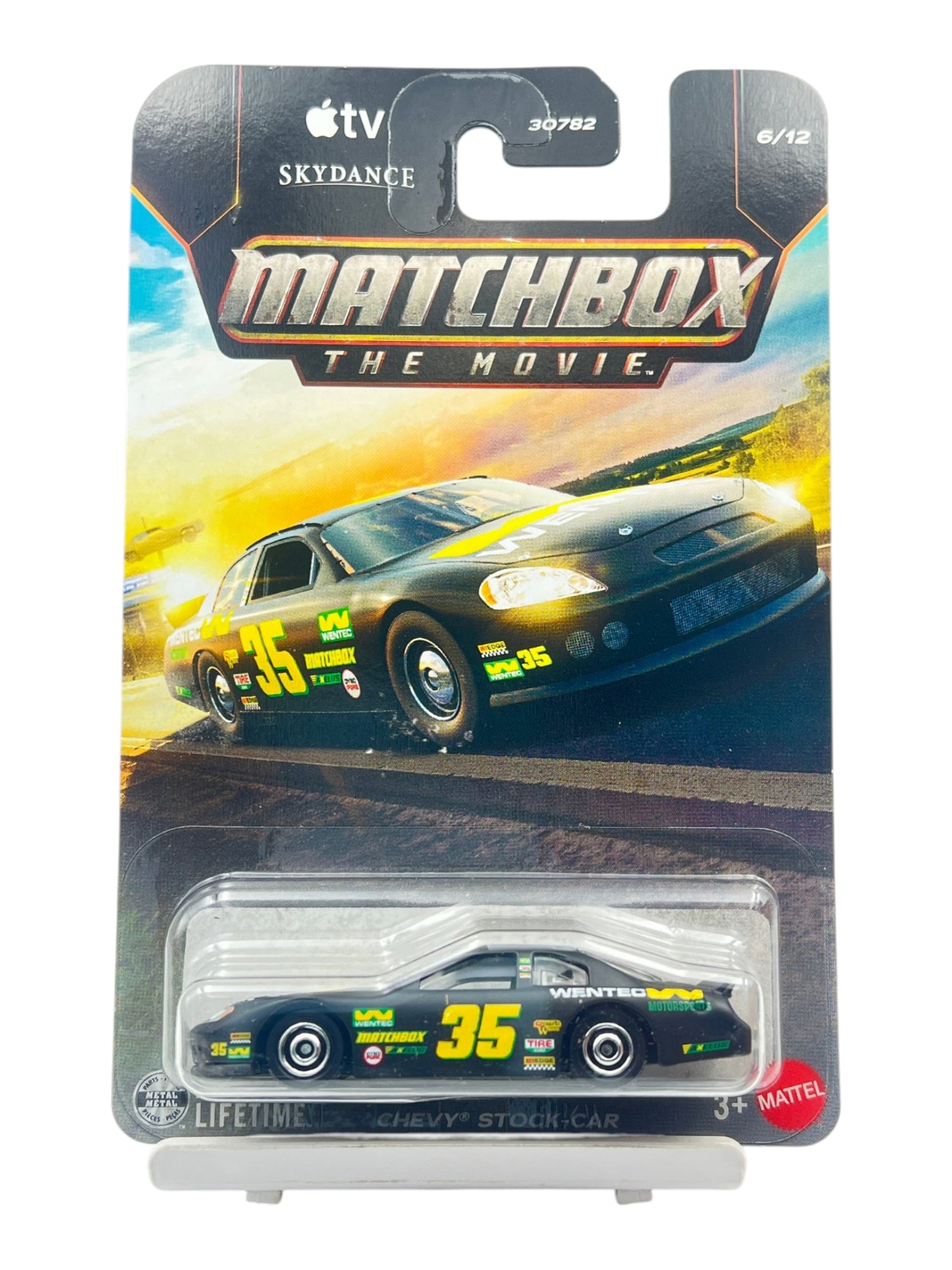 MatchBox the movie Chevy stock car imported mainline 1:64 Scale