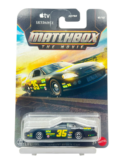 MatchBox the movie Chevy stock car imported mainline 1:64 Scale