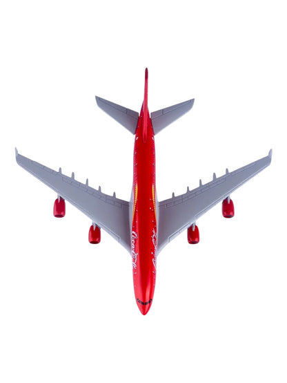 Aircraft Coca-Cola Airbus 380 Airplane Diecast Metal (No.108) Display Stand 16cm Scale