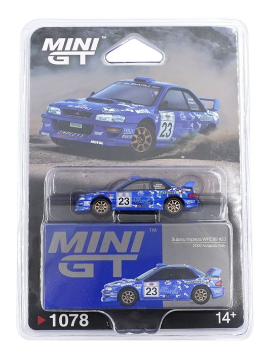 Mini GT Subaru Impreza WRC99 diecast