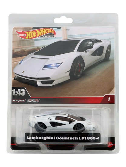 HotWheels Lamborghini Countach LPI 800-4 Imported Premium 1:43 Scale