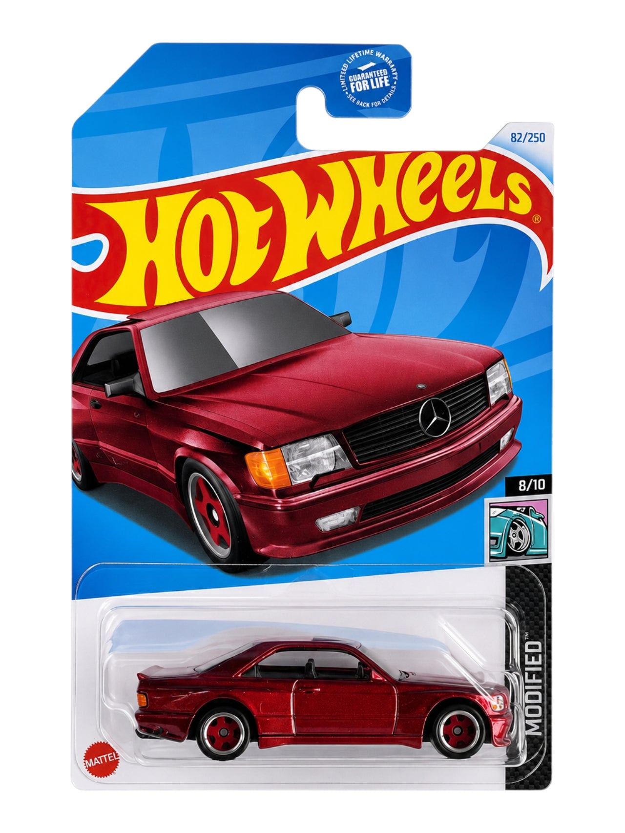 HotWheels 89 Mercedes-Benz 560 Sec AMG Super Treasure Hunt RLC 1:64 Scale (With Protector)