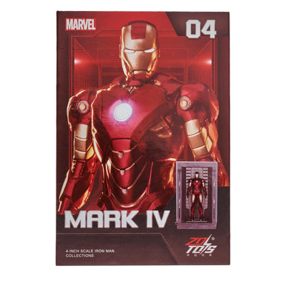 Action figure Marvel Mark IV ZD Toys 4-Inch Scale Iron Man Collection Action Figure MK4 (product code-1922-04)