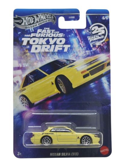 HotWheels silver Series the fast and the furious Tokyo drift set of 5 1:64 Scale Imported Mainline Card Art
