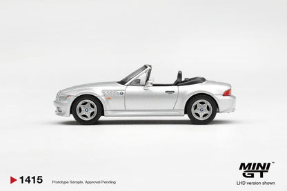 PRE-ORDER Mini GT.1415 BMW Z3 TITANIUM SILVER 1:64 Scale Diecast Model Box / Blister (ETA-APR 2027)