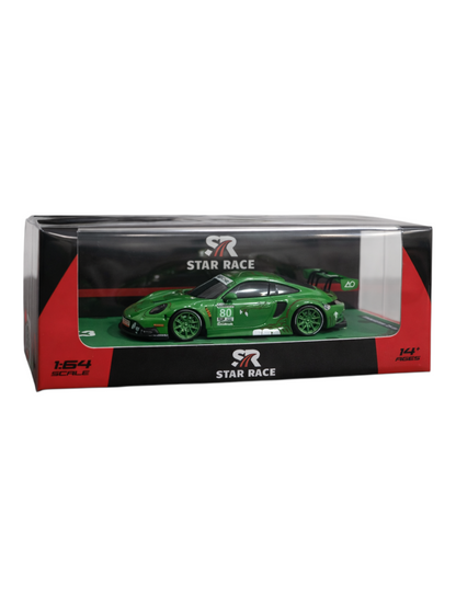 Star Race Porsche 911 GT3 rexy Imported 1:64 Scale Model Miniature Car Collectible