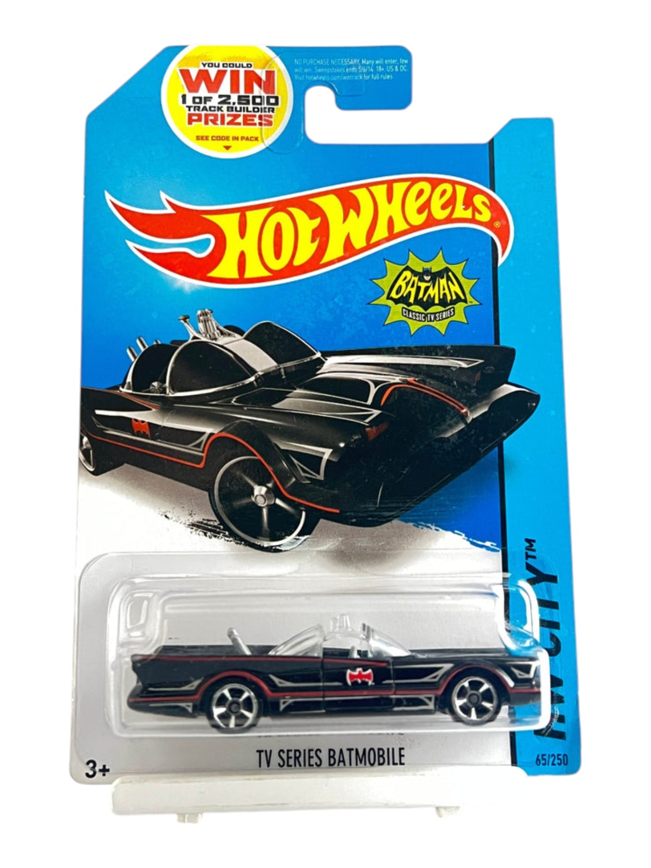 HotWheels 'Tv series Batmobile' Imported Mainline Card Art 1:64 Scale