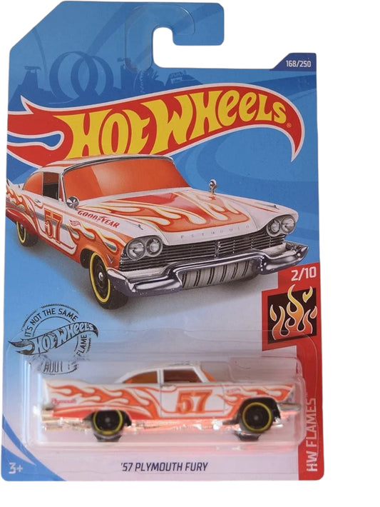 Hot Wheels '57 Plymouth fury imported mainline 1:64 Scale