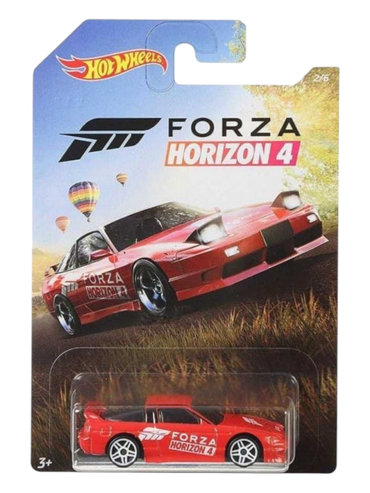 Hotwheels Forza horizon 4 '96 nissan 180sx type x imported mainline 1:64 Scale