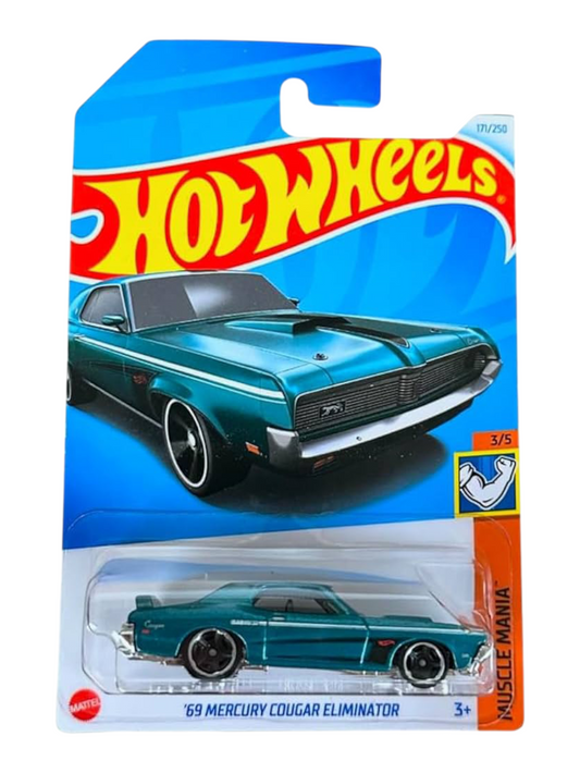 Hotwheels 69 Mercury Cougar Eliminator Imported Mainline 1:64 Scale HTC59-N7C5