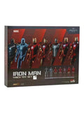 Marvel Studios : The Infinity Saga 4 Inch Scale Iron Man Collection Figures Set of 7 by ZD Toys
