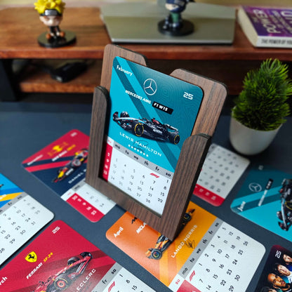F1 Desk Calendar 2025 (4x6 inches)