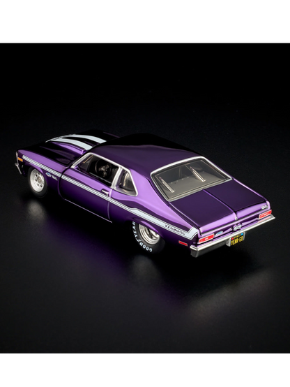 HotWheels 1972 Chevy Nova SS RLC 1:64 Scale (With Acrylic Case)