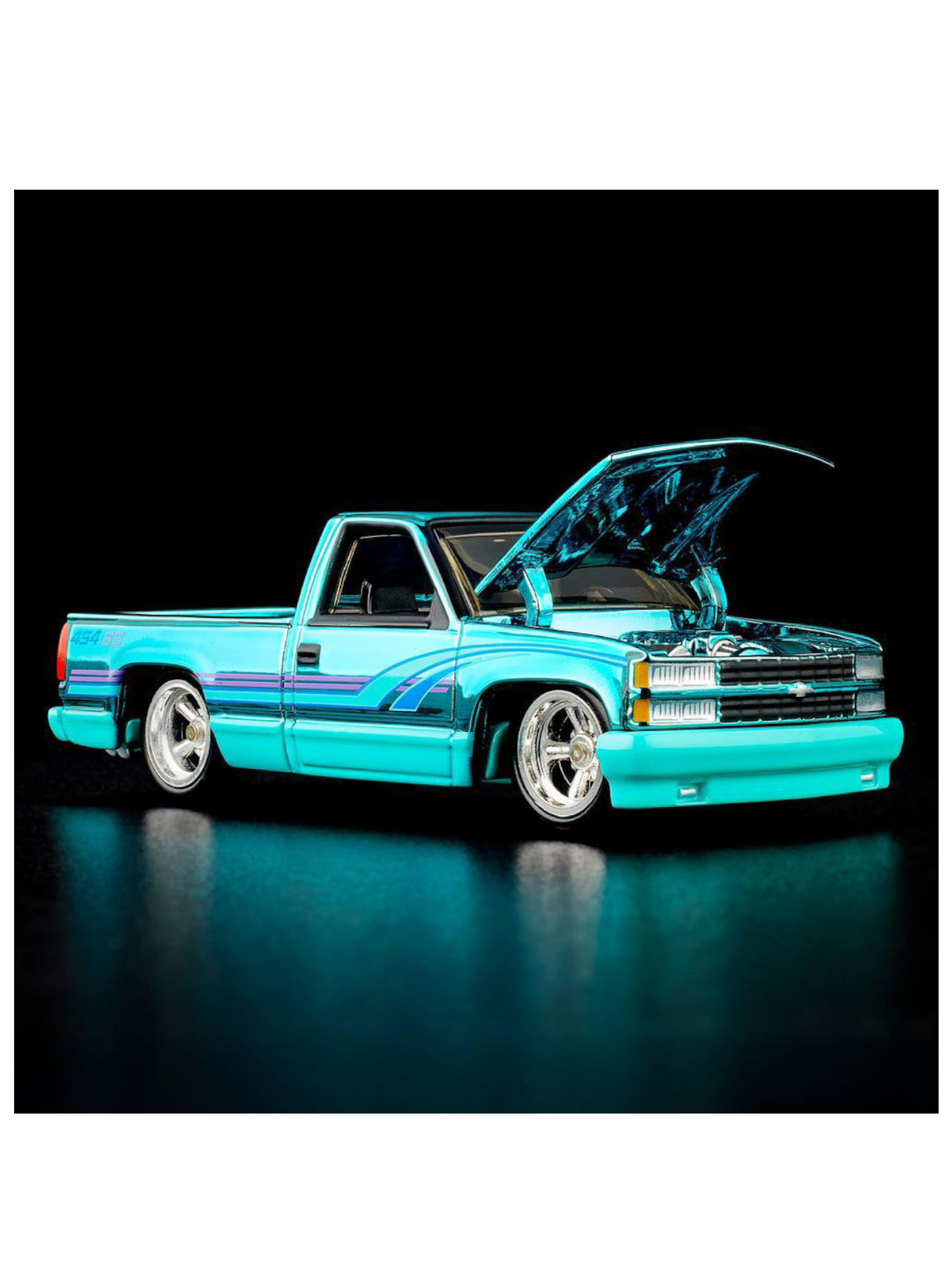 HotWheels 1990 Chevy 454 RLC 1:64 Scale (With Protector)