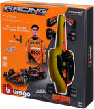 Bburago Mclaren Mcl38 Miami Grand Prix 2024 ( F1 ) No 4.Lando Norris 42 Parts Plastic Stand Included Imported 1:24 Scale