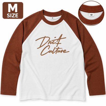 Drift Culture Men’s Round Neck Raglan Full Sleeve Printed T-Shirt | Stylish Casual & Trendy Streetwear Tee