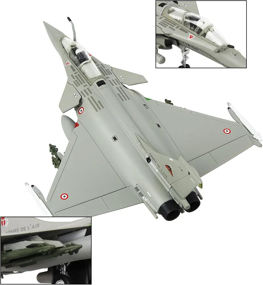 Aircraft Dassault Rafale C French Air Force Diecast Fighter Jet Model Aircraft With Display Stand ( 1:100 Scale) Military Aircraft Armee De L Air