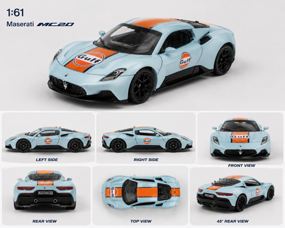 CCA "Maserati MC20" Gulf Imported 1:61 Scale acrylic Case No 017
