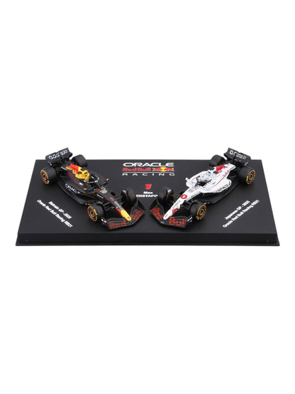 Bburago (18-58018V) Verstappen Max No.1 'Bahrain Gp 2025 / Japanese Gp 2025 Oracle Red Bull Racing RB21 Diecast Model 1:64 Scale With Acrylic Protecter