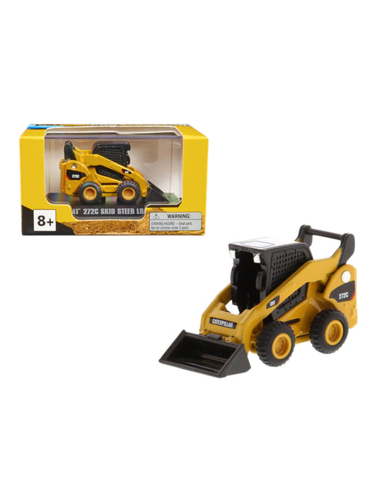 CAT 272C SKID Steer Loader 1:86 Scale Diecast Model | Construction Mini Series | Premium Collectible Vehicle