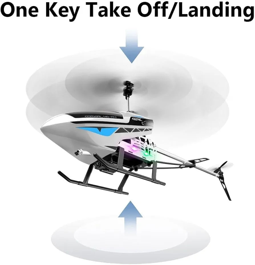 4DRC Remote Control Helicopter – Up to 80 Metre Flying Range, Rechargeable Battery, Suspension System Coaxial Helicopter 4D-M4