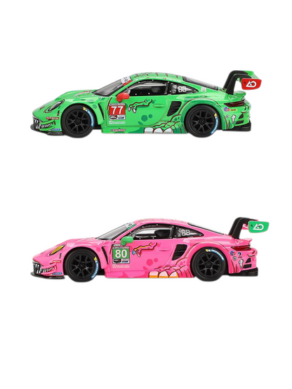 Mini GT Porsche 911 GT3 Rexy and Roxy Combo 1:64 Scale