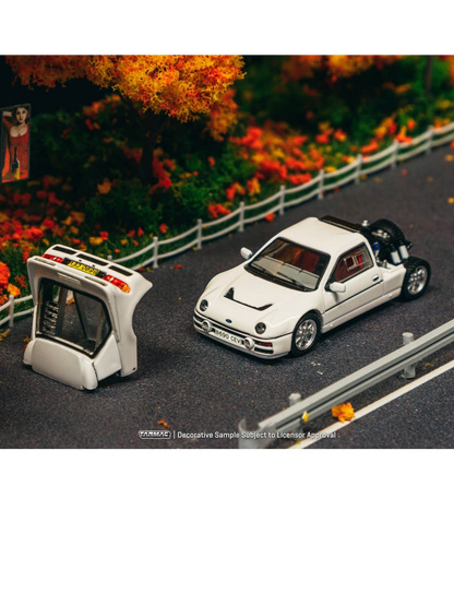 Tarmac Works Ford RS200 1:64 Scale (With Acrylic Case)