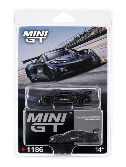 Mini GT Chevrolet Corvette Z06 GT3.R Road America Test Car (No.1186) 1:64 Scale