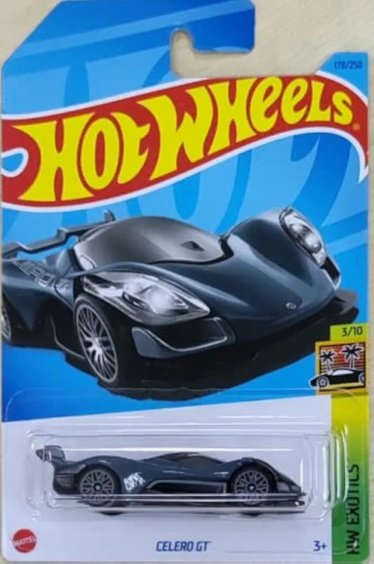 Hotwheels celero GT imported mainline 1:64 Scale