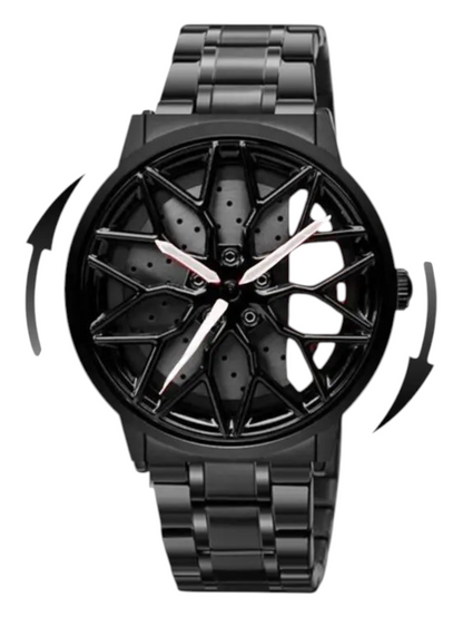Tencel Wheel Type Gyro Wrist Watch