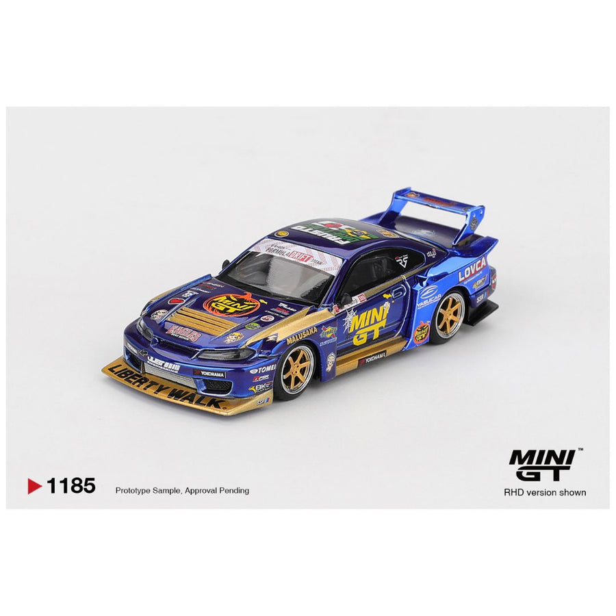 Mini GT #1185: Nissan LB-Super Silhouette S15 SILVIA #555 Team 1:64 Scale