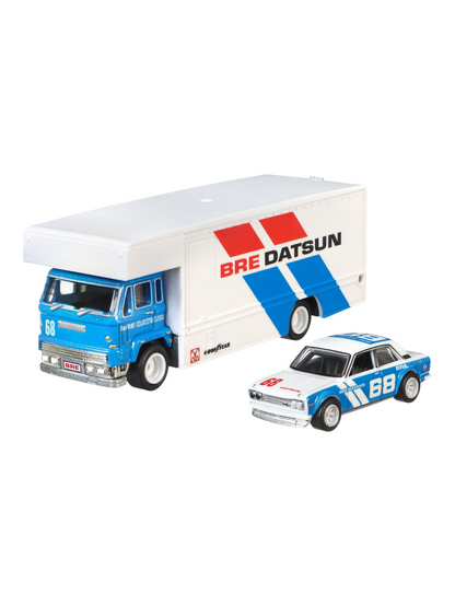 HotWheels Car Culture Team Transport 71 Datsun 510 Fleet Flyer #9 Imported 1:64 Scale