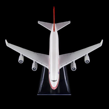 Aircraft Model Boeing 747-4H6 Malaysia Airlines Airplane 16cm (Code 126)