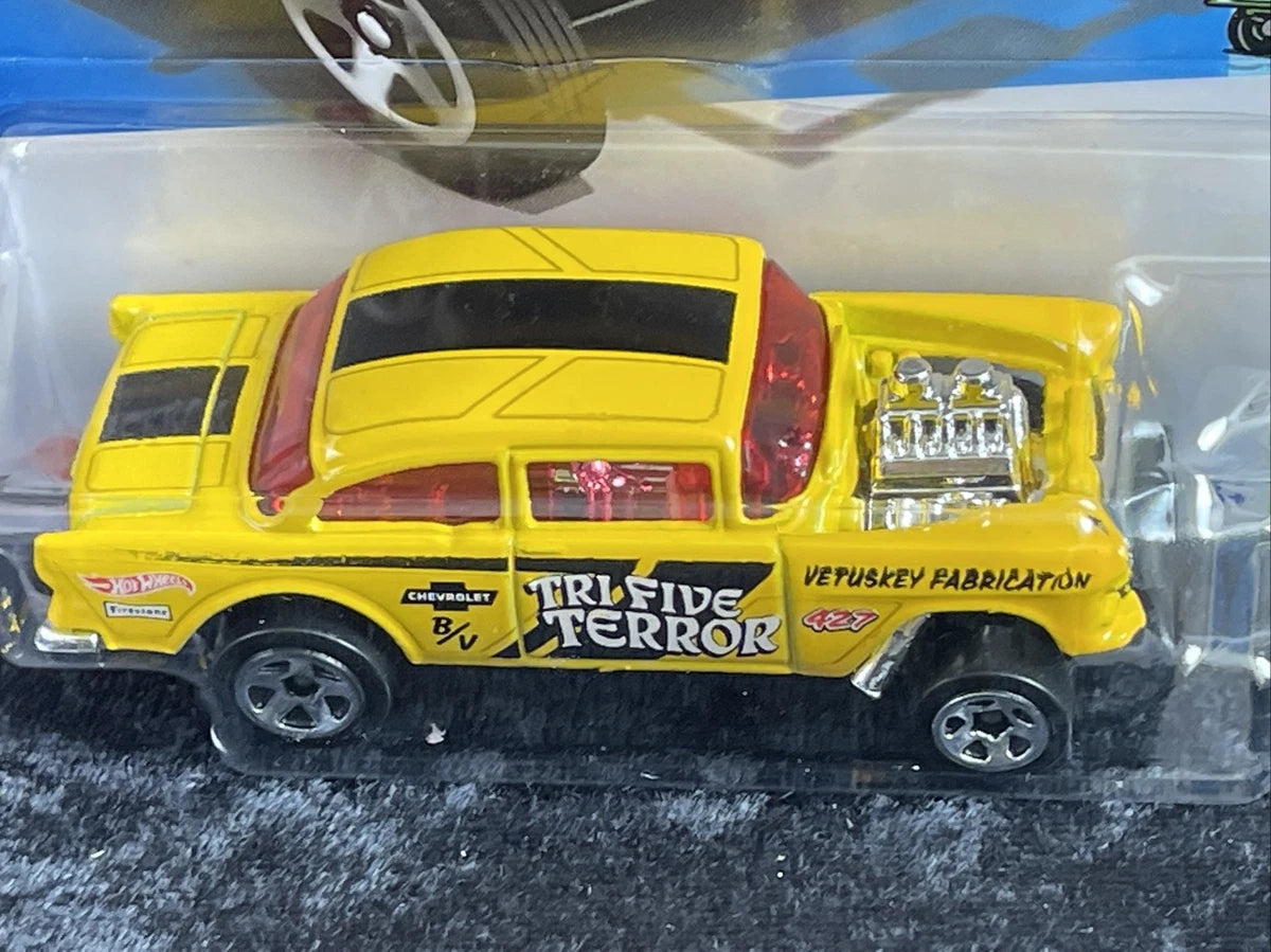 HotWheels 55 chevy bel air gasser Imported Mainline 1:64 Scale HKH61- M7C5