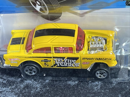 HotWheels 55 chevy bel air gasser Imported Mainline 1:64 Scale HKH61- M7C5