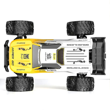 MJX Hyper Go Radio Control 4WD High-speed Off-road Truck (PC Body x2) RC item No.14207  1:14 Scale  to reach a top speed of around 53 km/h (33 mph)