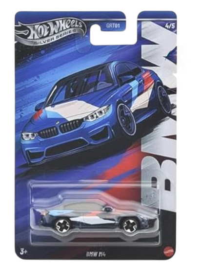 HotWheels Silver Series BMW Set of 5 Imported Mainline Card Art 1:64 Scale
