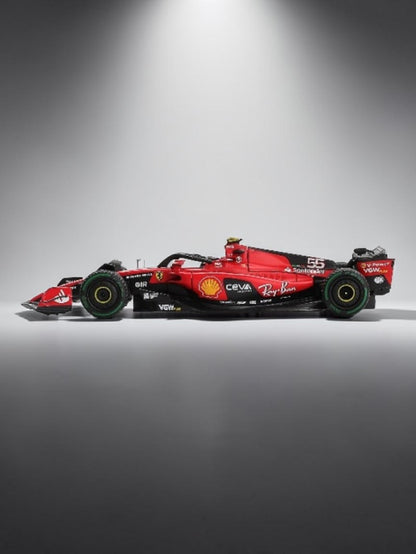BBR Ferrari SF-23 55 C Sainz 2023 Monaco GP ( code- BBRFER64023 ) Imported 1:64 Scale BBR Mini GT