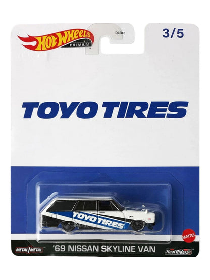 HotWheels Toyo Tires '69 Nissan Skyline Van' Imported Premium 1:64 Scale