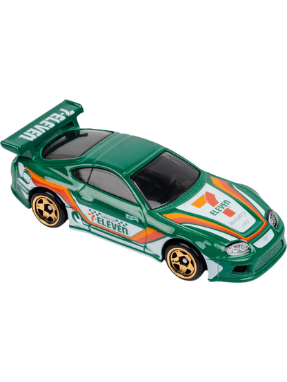 Hotwheels Silver Series 7-Eleven Toyota Supra Imported Card Art Mainline 1:64 Scale