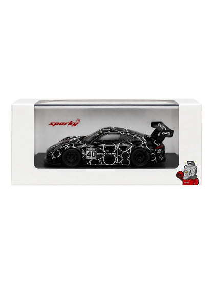 SPARKY"Porsche GT3 R GPX Racing – “The Club” Paul Ricard Practice Edition Die-Cast Model Car 1:64 Scale