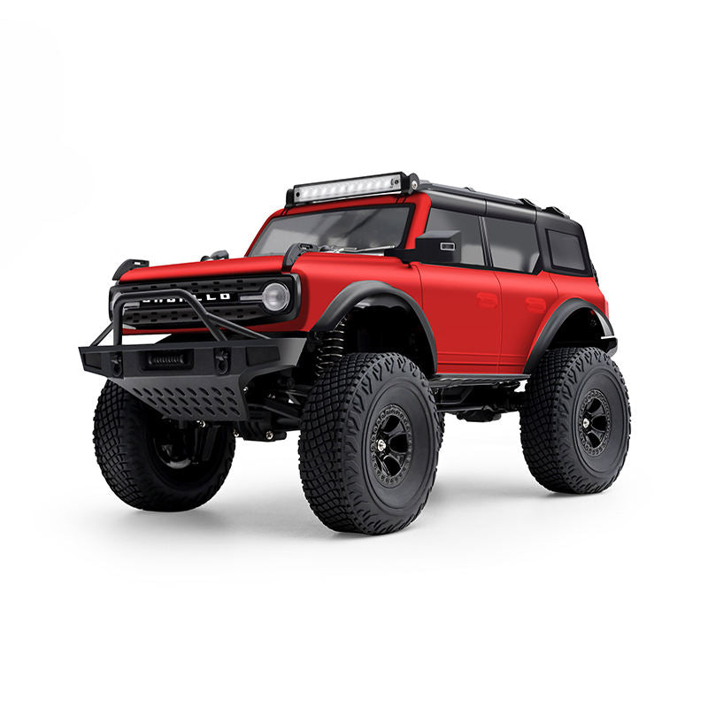 Speed RC Climbing Off-Road SUV Remote Control High Grip Wheels, Bright LED Headlight 2.4 GHZ RC Smooth, Rechargeable Battery And USB Charging Cable 1:18 Scale ( Red ) Colour.