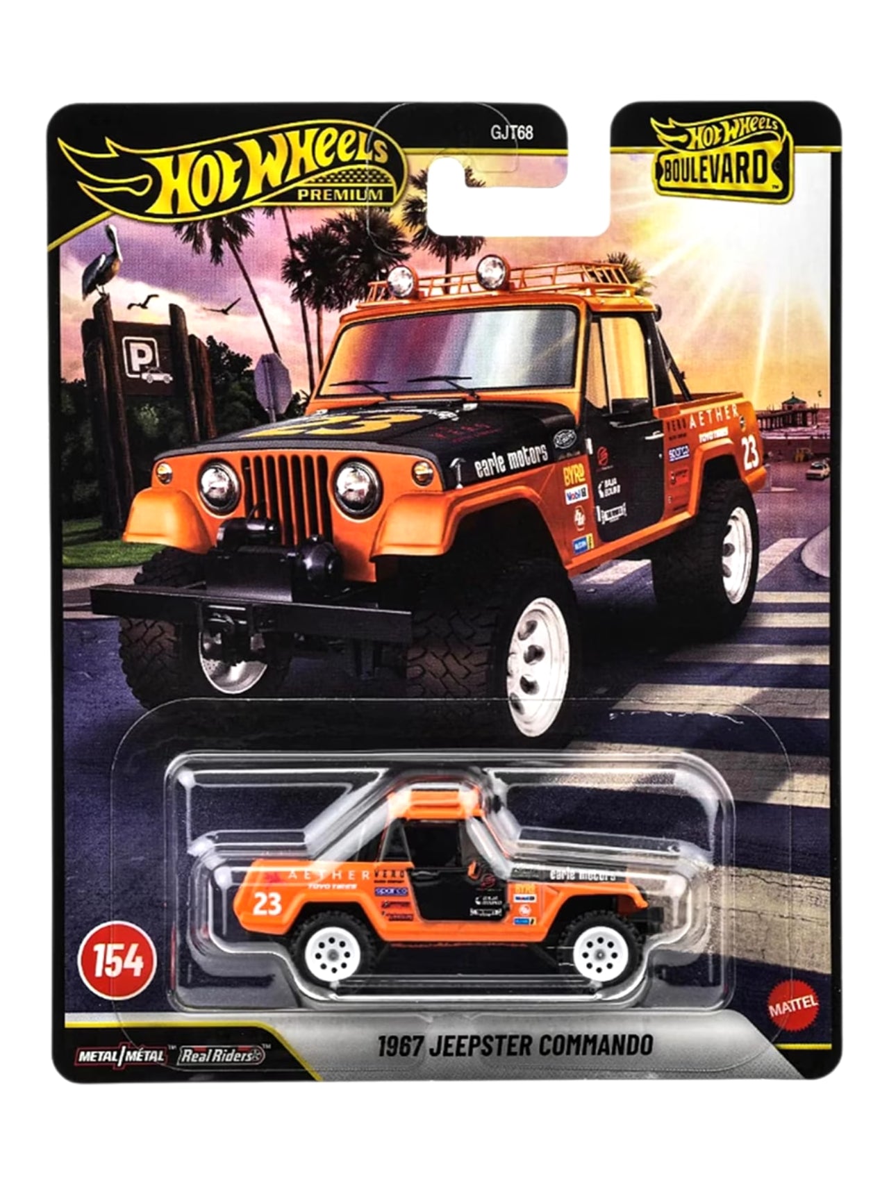 HotWheels 1967 Jeepster Commando Imported Premium 1:64 Scale