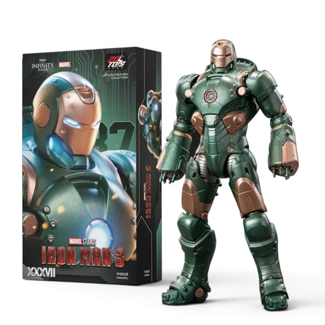 ZD Toys Marvel Studios The Infinity Saga 'Iron Man 3 XXXVII MARK37 1:10 Scale Action Figures