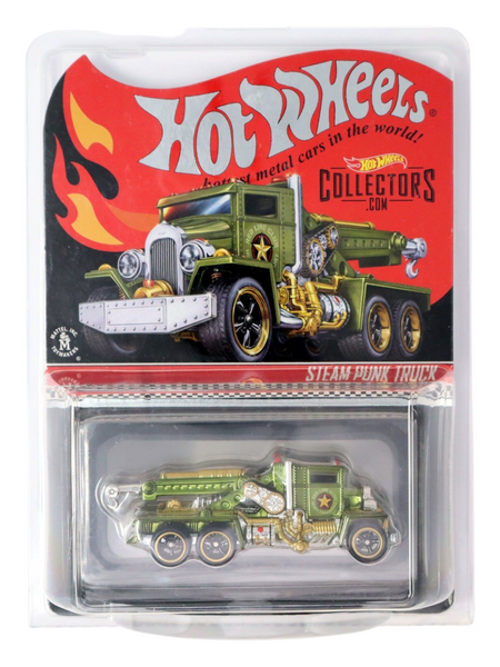 ホットウィール　RLC STEAM PUNK TRUCK HotWheels Steam Punk Truck RLC 1:64 Scale (With Protector) – Toy