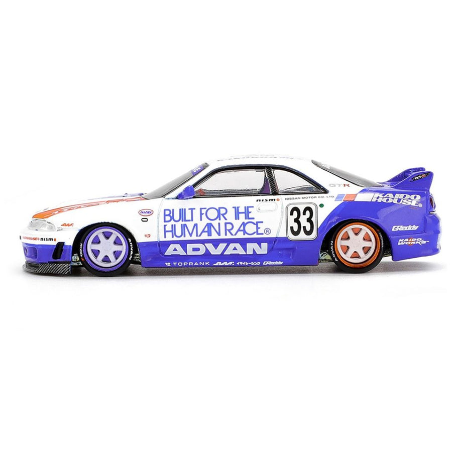 Mini GT Kaido House #213: Nissan Skyline GTR R33 BFTHR V1 Imported 1:64 Scale