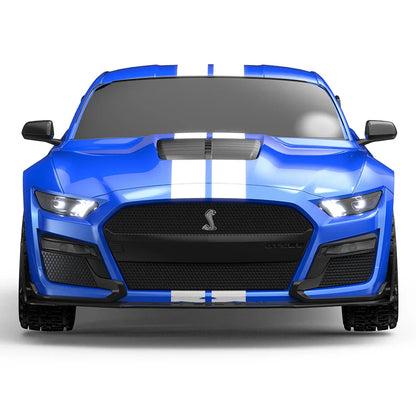 MJX RC Hyper Go 10306 Ford Mustang Shelby GT500 2.4G 4WD Sport Rally Drift RC Car Brushless High Speed Vehicle Models Imported 1:10 Scale speeds up to 47 km/h Remote Control Car