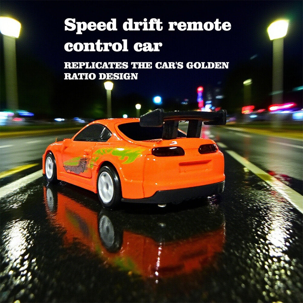Nano GT86 Supra Mk4 Mini RC Drift Car Ae86 Trueno Remote Control Car Imported 1:64 Scale 4WD